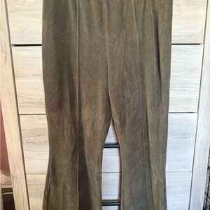 Aerie Olive Corduroy Trousers